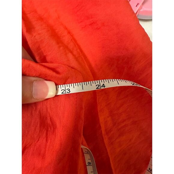 A New Day Women's Long Sleeve V-Neck Blouse Red Size L Casual NWT - Picture 9 of 9